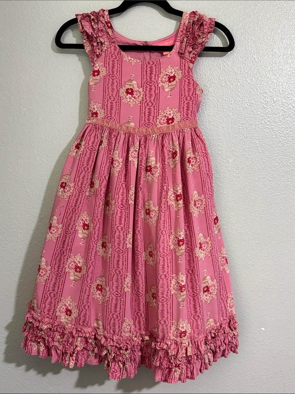 April Cornell Victorian Bouquet girl dress size 5/6